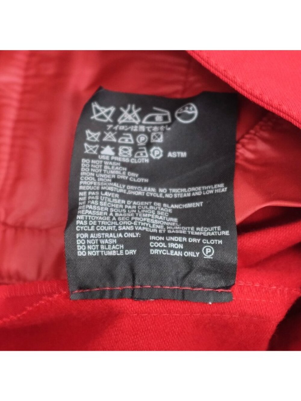 New PRADA Sport 40 US 2 pants leggings Teflon sock foot red - Picture 11 of 11